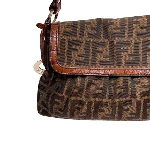 Fendi Zucca Small Chef Shoulder Bag - Picture 11 of 17